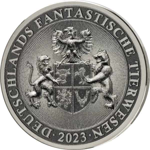 Silber-Gedenkprägung Deutschlands fantastische Tierwesen - Pferd 2023