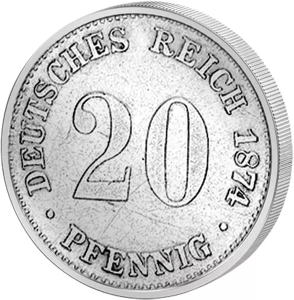 20 Pfennig Deutsches Kaiserreich - Kleiner Adler 1873-1877