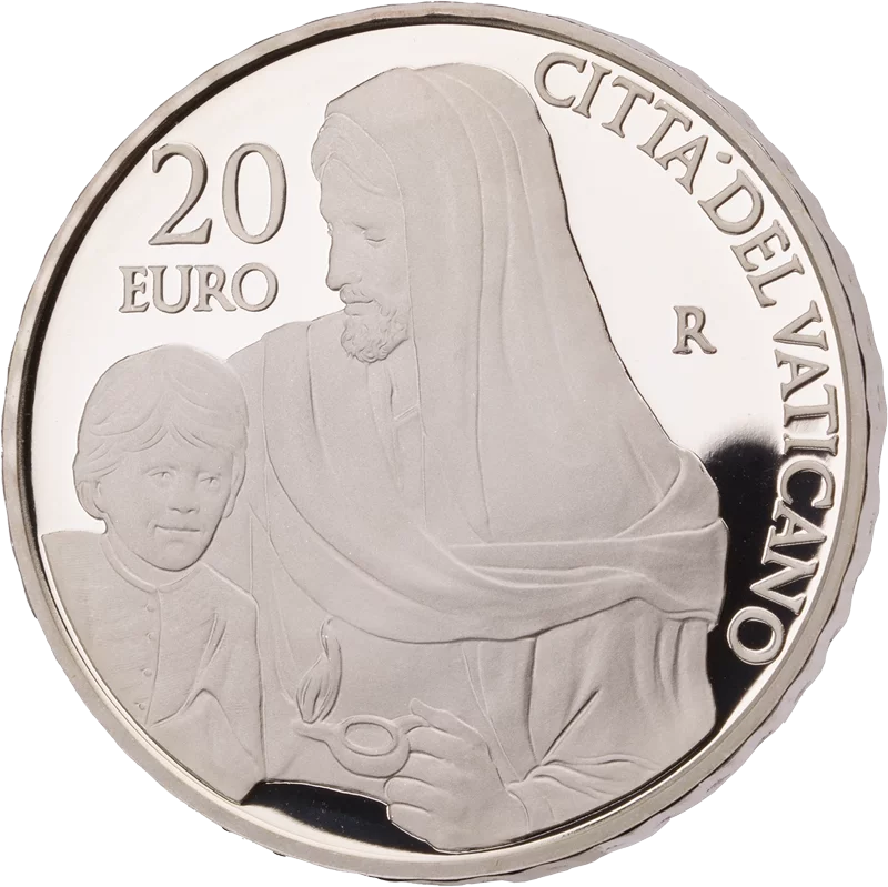 Euro-Kursmünzensatz Vatikan 2020 Ersttags-Edition inklusive 20-Euro-Silbergedenkmünze