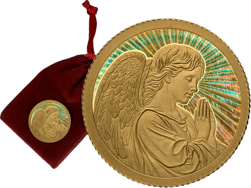 1.000 Francs Gabun Weihnachtsengel inklusive Samtsäckchen 2026