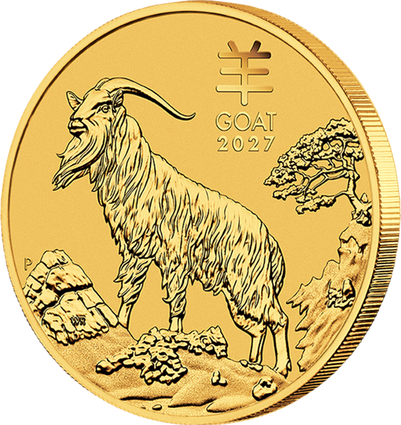 1 Unze Gold Australien Jahr der Ziege 2027
