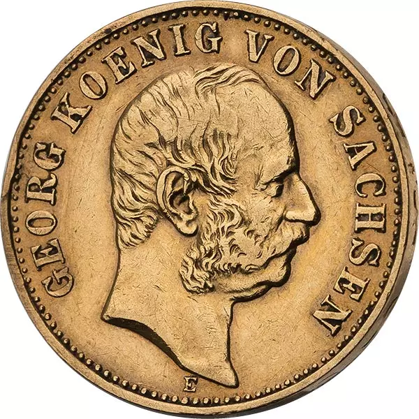 10 Mark Sachsen König Georg 1903-1904 10 Mark Sachsen König Georg 1903-1904