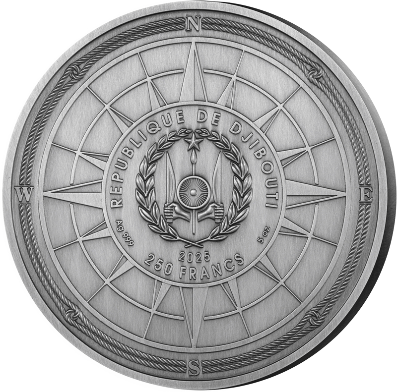 250 Francs Dschibuti Puzzle Coin - Marco Polo 2025