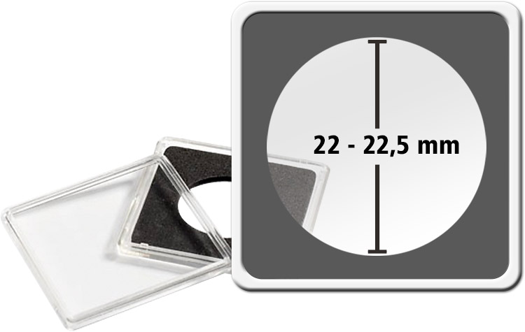 Quadrum Intercept-Kapsel Ø 22 - 22,5mm, Kunststoff