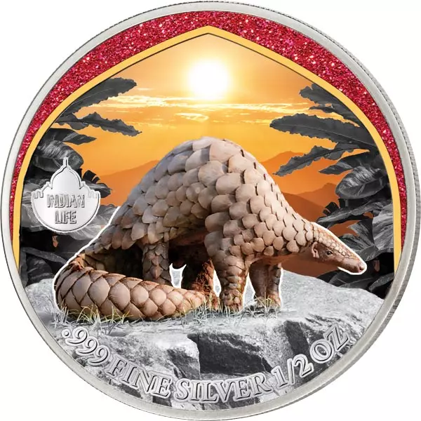 500 Francs Kamerun Mysterious Rhodium Indian Life - Schuppentier 2024