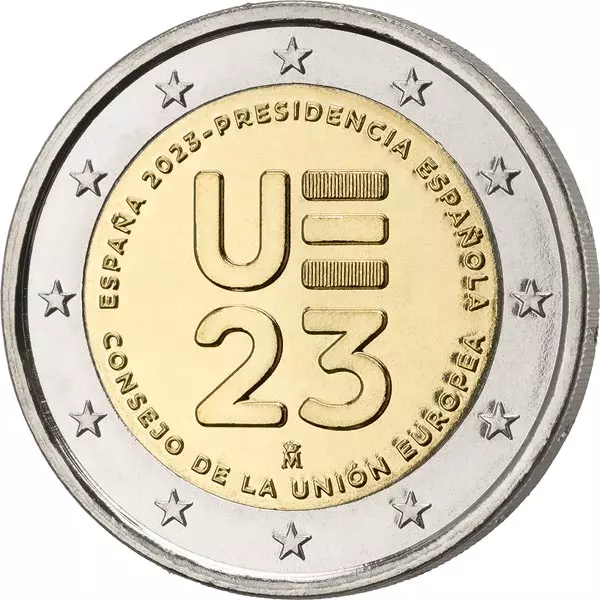 2 Euro Spanien  EU-Ratspräsidentschaft 2023