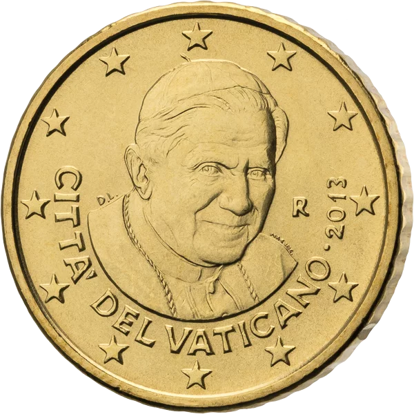 50 Cent Münzbrief Vatikan In Memoriam Papst Benedikt XVI. 2023