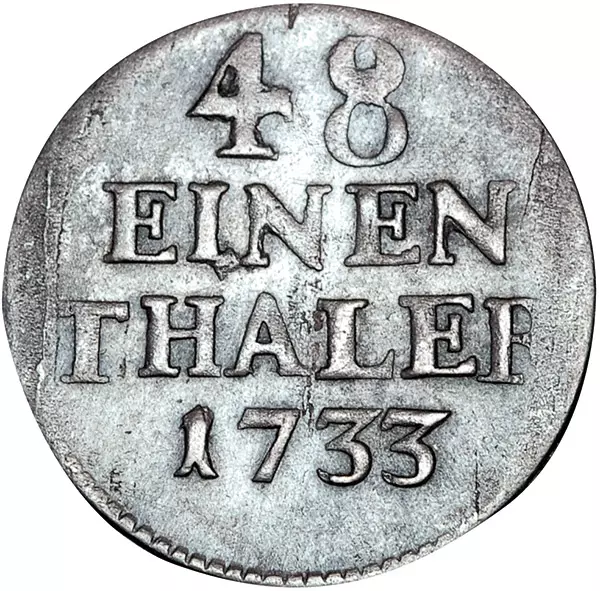 1/48 Taler Brandenburg-Preußen König Friedrich Wilhelm I. 1731-1734