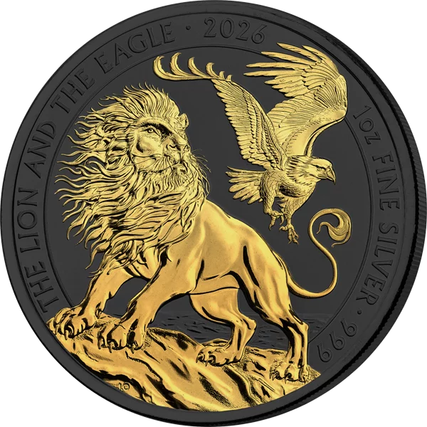 2 Pounds Großbritannien Lion and the Eagle 2026 Golden Enigma Edition