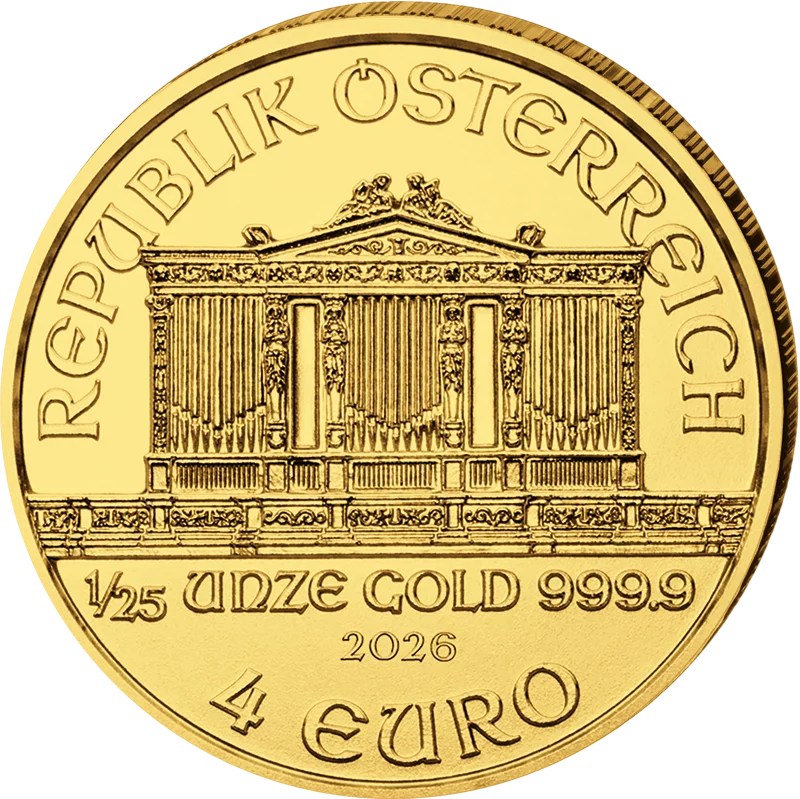 1/25 Unze Gold Österreich Wiener Philharmoniker 2026