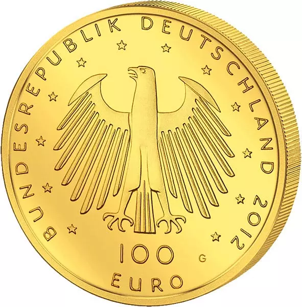 100 Euro BRD UNESCO-Weltkulturerbe Dom zu Aachen 2012 Stempelglanz