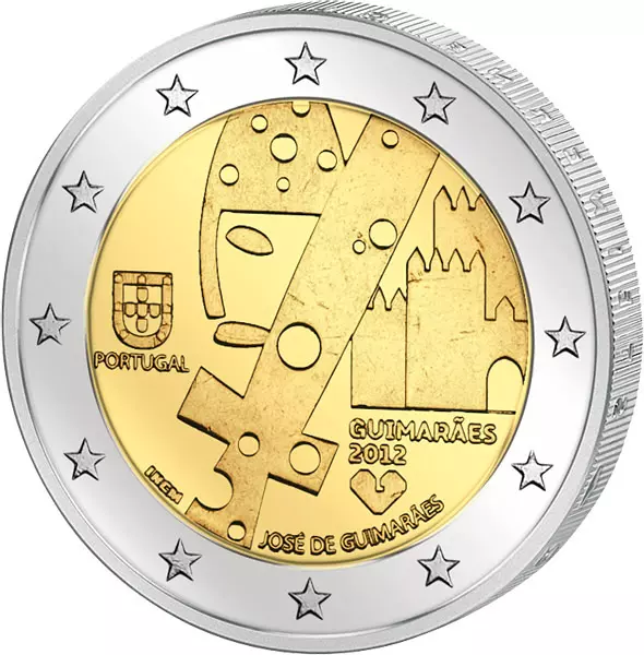 2 Euro Portugal Europäische Kulturhauptstadt Guimaraes 2012