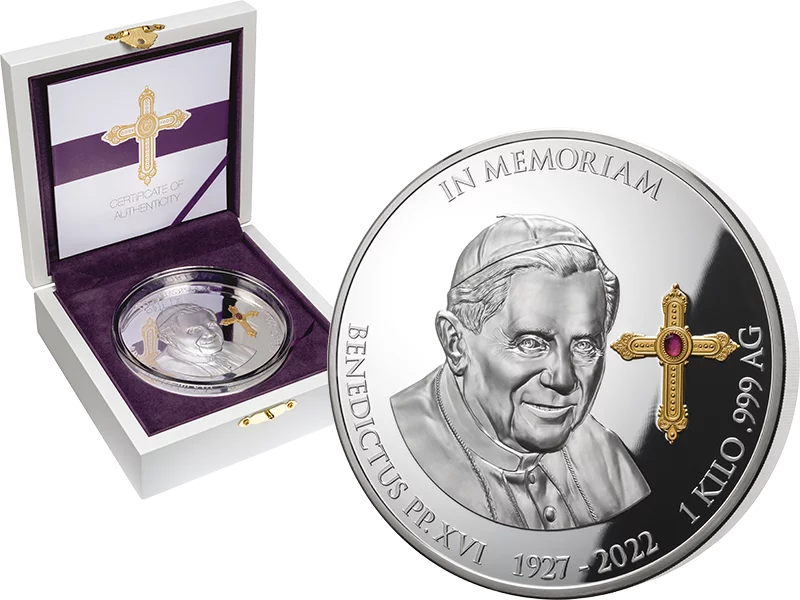 25 Dollars Samoa Todestag von Papst Benedikt 2022