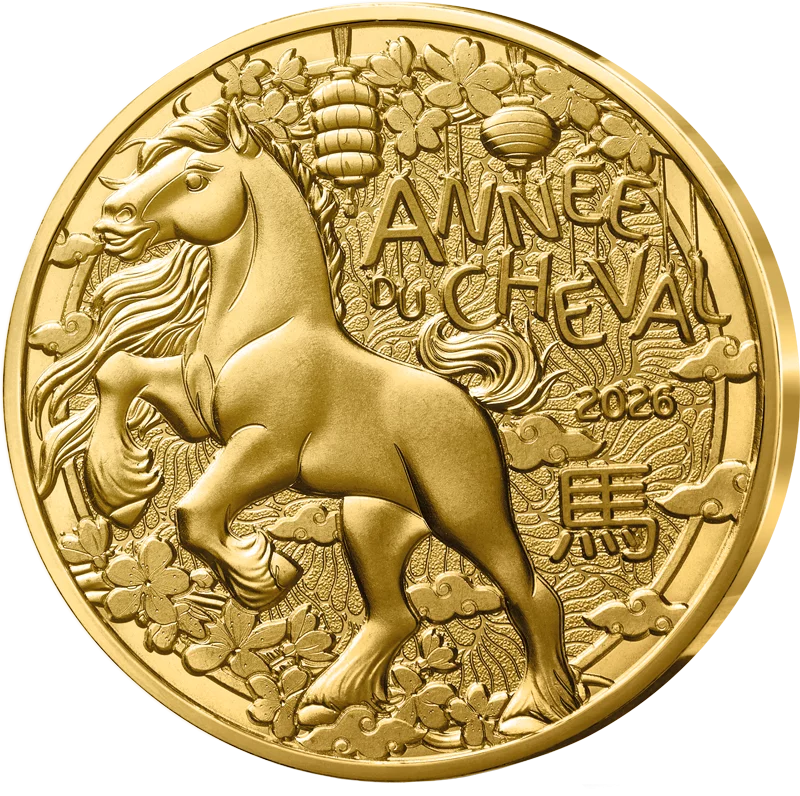 1/4 Euro Frankreich Jahr des Pferdes 2026