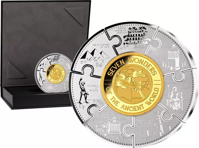 7 x 10 Francs und 25 Francs Burundi Puzzle Coin 2024
