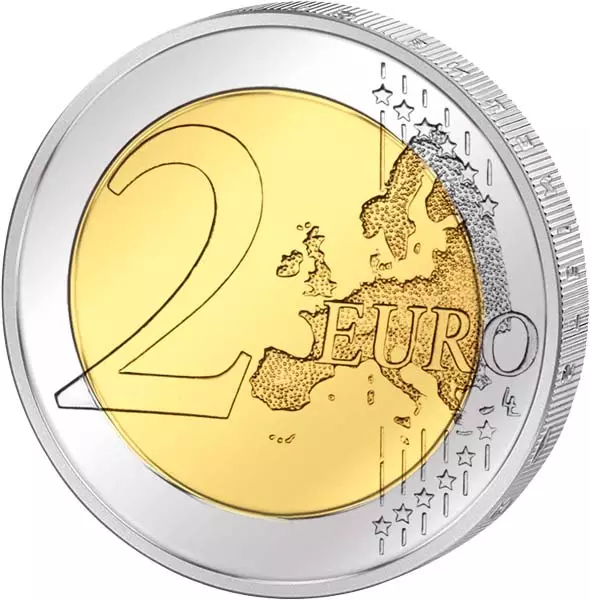 2 Euro Niederlande Erasmus von Rotterdam 2011