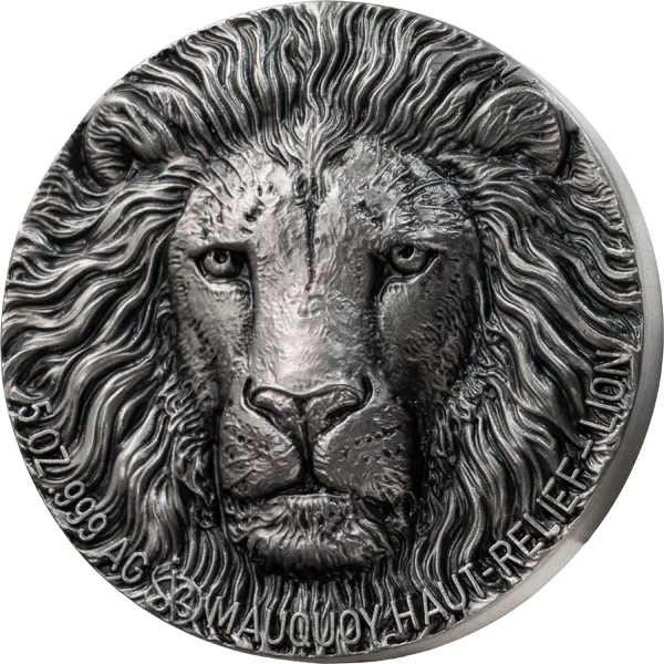 5.000 Francs Elfenbeinküste Big Five Mauquoy Löwe 2016