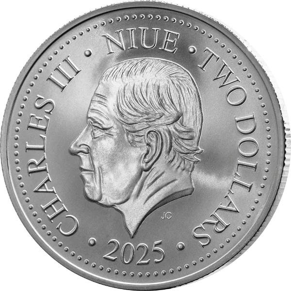 2 Dollars Niue Phoenix 2025 Shiny Gold Edition 2 Dollars Niue Phoenix 2025 Shiny Gold Edition