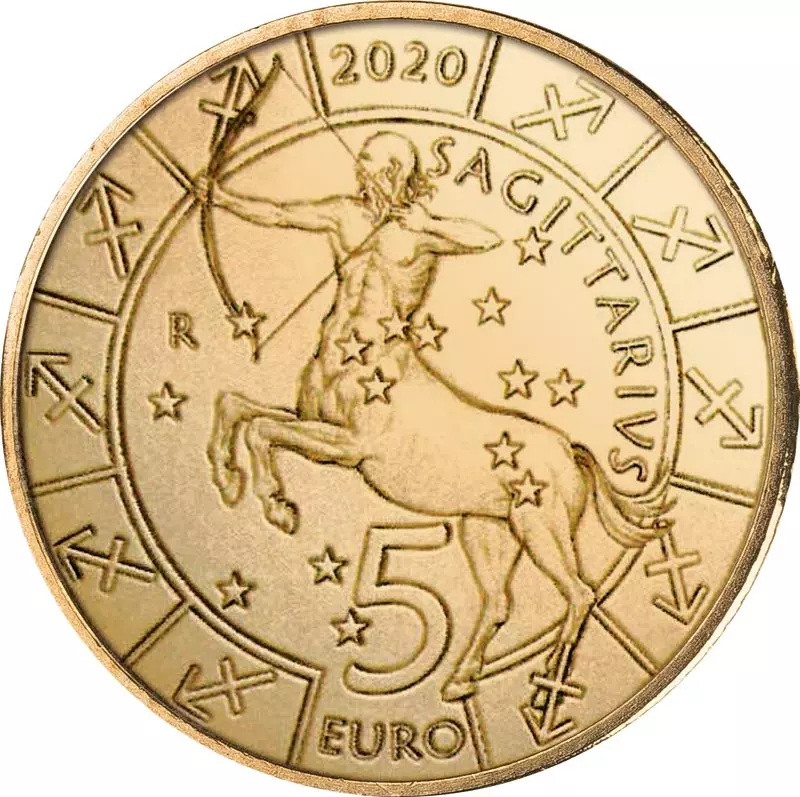 5 Euro San Marino Tierkreiszeichen Schütze 2020
