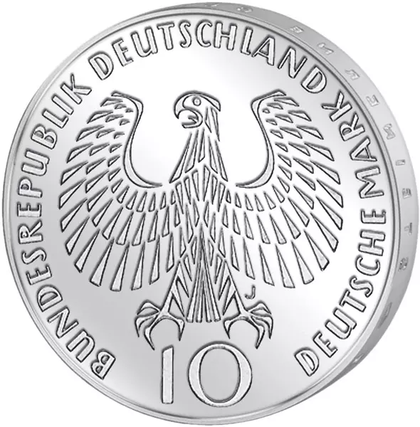 10 DM BRD Olympia VI - Olympisches Feuer 1972 vorzüglich bis Stempelglanz
