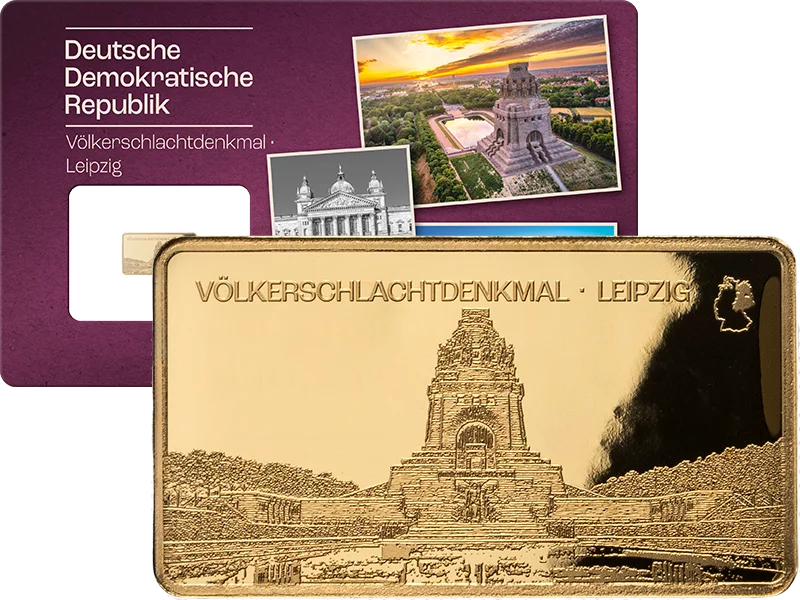 50 Tala Samoa Goldbarren DDR 15 Bezirke - Leipzig Völkerschlachtdenkmal 2026
