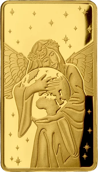 Goldbarren Friedensengel 2025