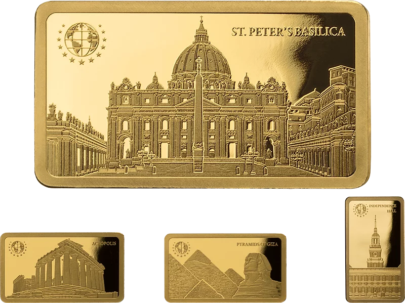 Goldbarren-Kollektion: Unified Nations - Welterbestätten II