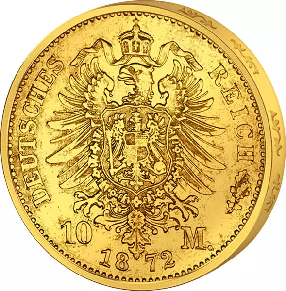 10 Mark Preußen Kaiser Wilhelm I. 1872-1873 sehr schön 10 Mark Preußen Kaiser Wilhelm I. 1872-1873 sehr schön