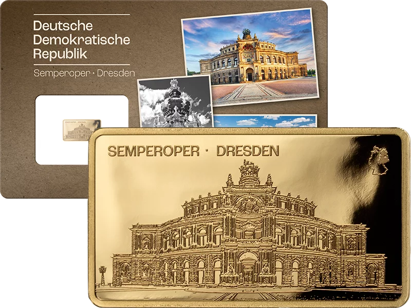 50 Tala Samoa Goldbarren DDR 15 Bezirke - Dresden Semperoper 2026