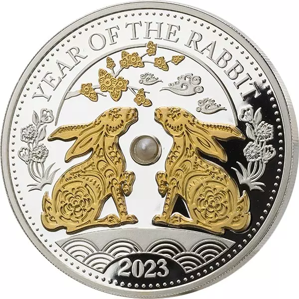 10 Dollars Fidschi  Jahr des Hasen 2023
