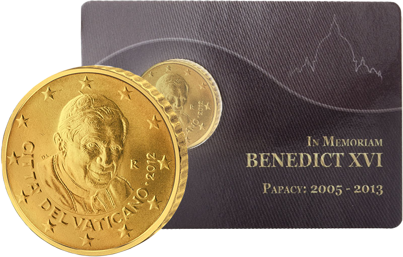 50 Cent Vatikan In Gedenken an Papst Benedikt XVI. 2006-2013