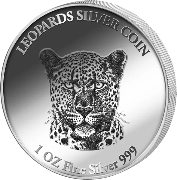 20 Dalasis Gambia Leopards Silver Coin 2025