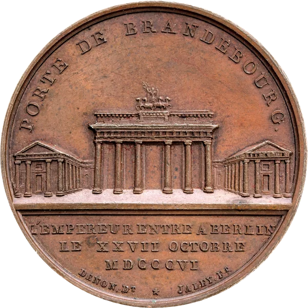 Bronzemedaille Frankreich Einmarsch Napoleons in Berlin 1806