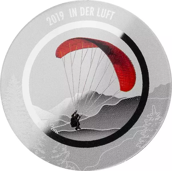 Gedenkprägung In der Luft
