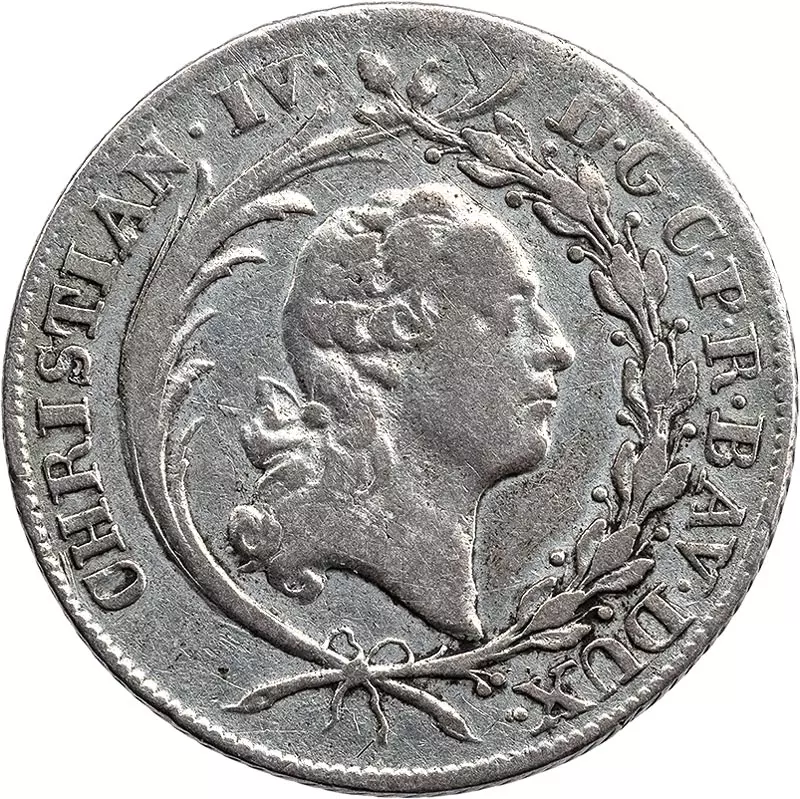 20 Kreuzer Pfalz Birkenfeld Zweibrücken Herzog Christian IV. 1765, 1766 und 1768