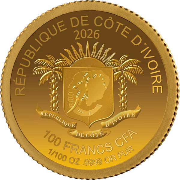 100 Francs Elfenbeinküste 100. Geburtstag Queen Elizabeth II. 2026