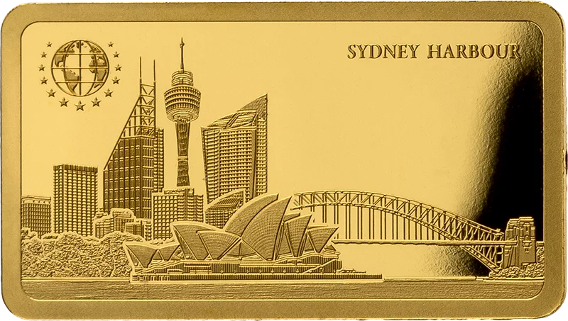 Goldbarren Unified Nations Welterbestätten - Australien Sydney Harbour