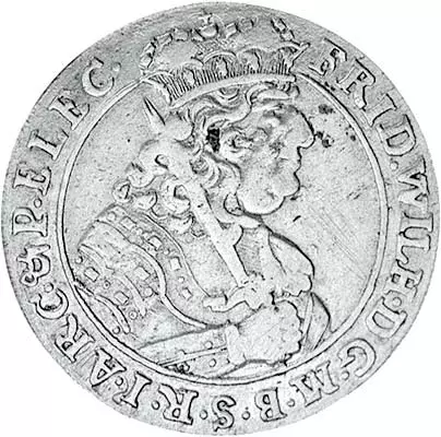 18 Gröscher Brandenburg-Preußen Kurfürst Friedrich Wilhelm 1675-1688