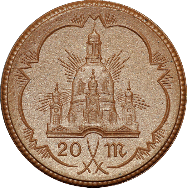 20 Mark Dresden Verkehrsverein 1922