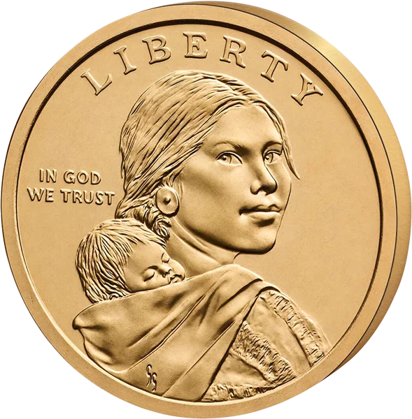 1 Dollar USA Native American Dollar - Oneida allies at Valley Forgec 2026