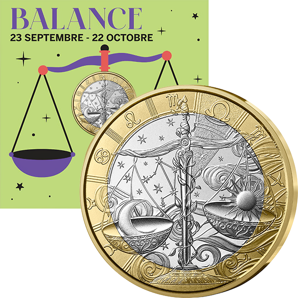 5 Euro Frankreich Sternzeichen - Waage