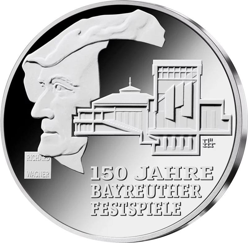 35 Euro BRD 150 Jahre Richard-Wagner-Festspiele Bayreuth 2026 Stempelglanz