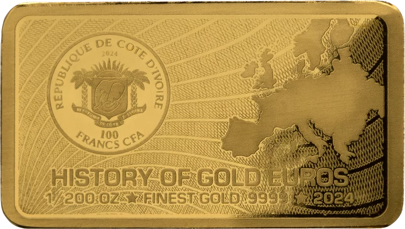 100 Francs Elfenbeinküste History of Gold Euros - Deutschland 2024