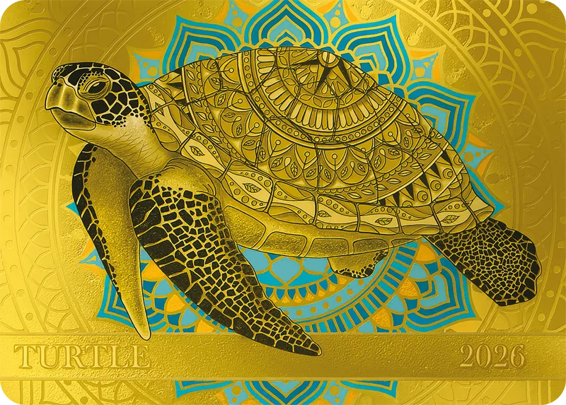 50 Tala Samoa Spirit Animals - Schildkröte 2026