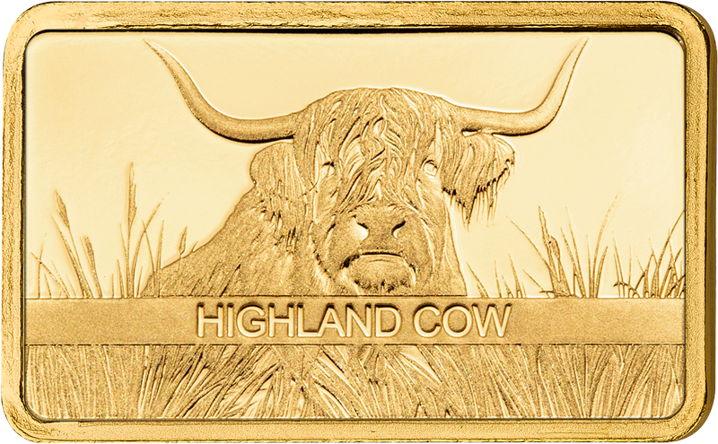 1 Gramm Goldbarren Highland Cow 2026