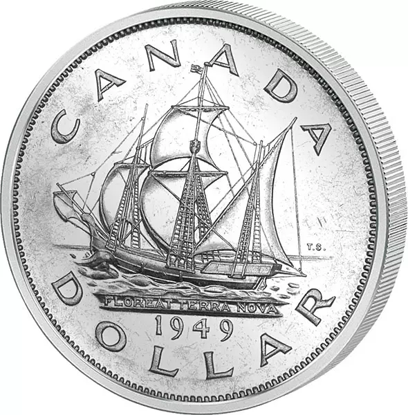 1 Dollar Kanada Giovanni Caboto Segelschiff Matthew 1949