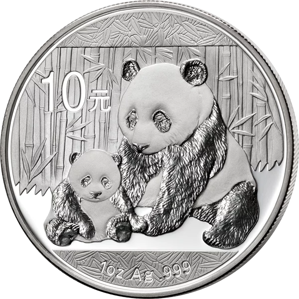 10 Yuan China Panda-Bär 2012 10 Yuan China Panda-Bär 2012