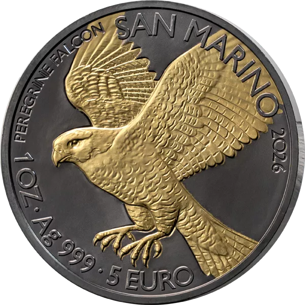 5 Euro San Marino Wanderfalke 2026 Golden Enigma Edition