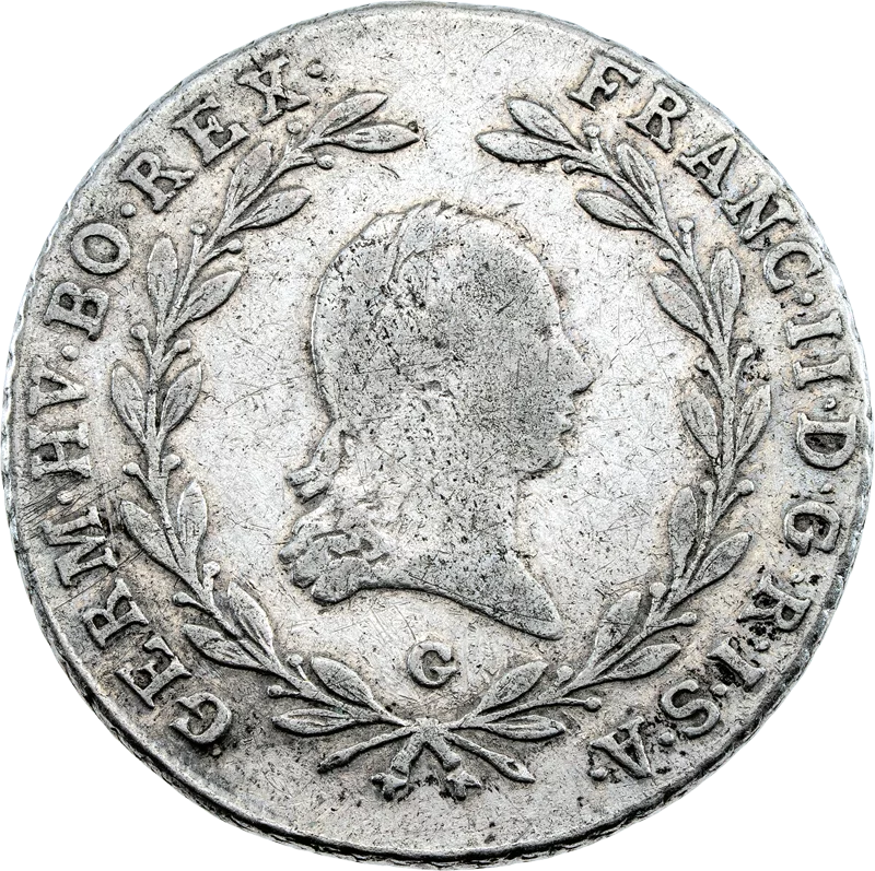 20 Kreuzer Römisch-Deutsches-Reich Kaiser Franz II.