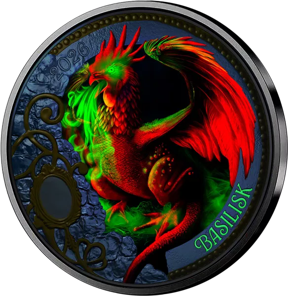 3 Euro Österreich Fantastische Fabelwesen - Der Basilisk 2026